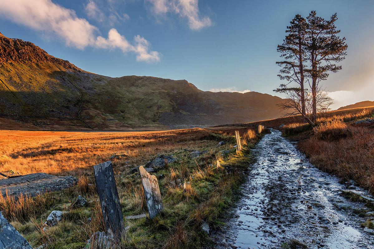 Cwmorthin Slate Quarry Sunrise Path
